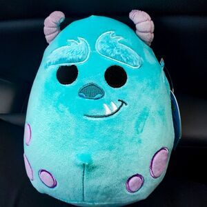 7-8" Squishmallow Sulley Monster Inc Kellytoy Disney Soft Plush